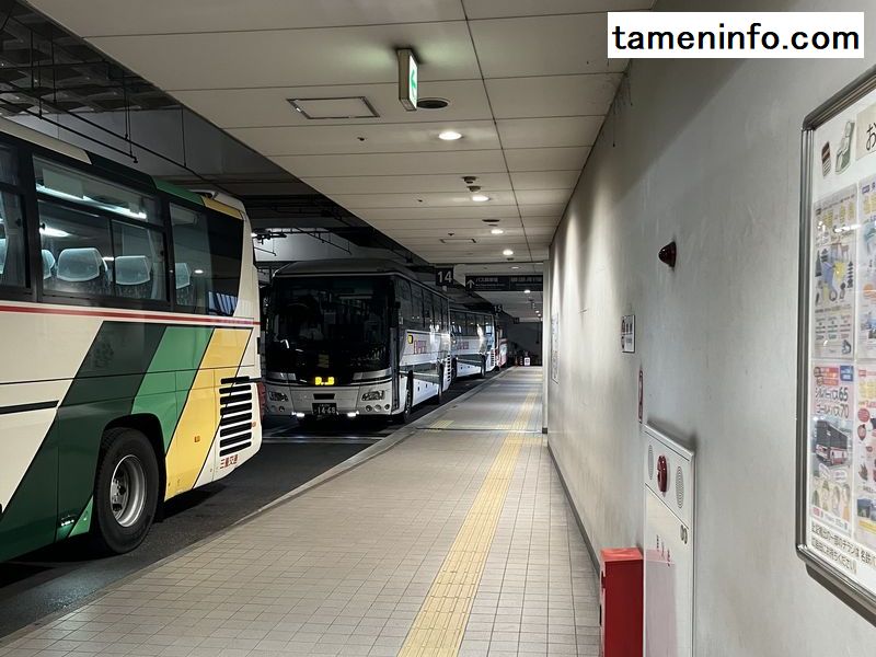 名鉄バスセンターは駅直結。雨や雪の日も安心!